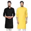 WESTCORE Men39s Cotton Kurta Combo - Pack