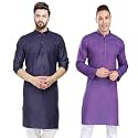 WESTCORE Men39s Cotton Kurta Combo - Pack
