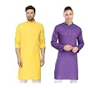 WESTCORE Men39s Cotton Kurta Combo - Pack