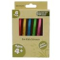 Westcott 5" KleenEarth Scissors 6-Pack, for Kids Ages 4+, Eco-Friendly Recycled Scissors for School and Craft Projects