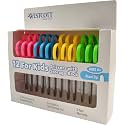 Westcott 5" Kids Blunt Scissors, Pack of 12, Ambidextrous