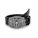 Western Cowboy Belt for Men Women, Waist 25-38"