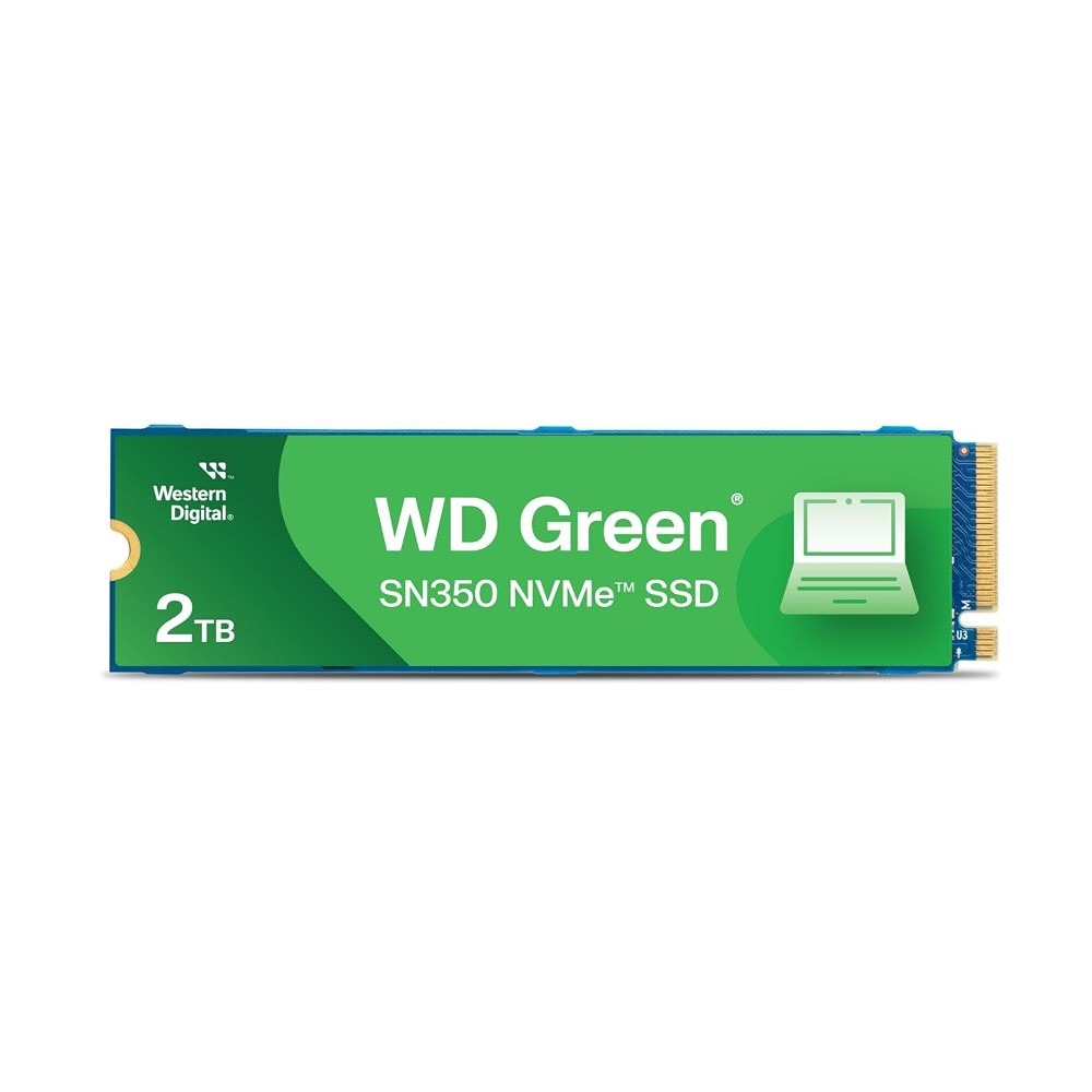 Western Digital WD Green SN350 NVMe 2TB, Upto 3200MB /s, 3 Y