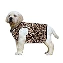 Western Era Funky Soft Cotton Dog T-Shirt | Comfortable &amp; Breathable Dog Clothing | Sleeveless Vest Puppy Outfit |(Leopard Print) (XSmall) (12inches)