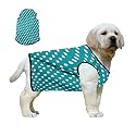 Western Era Funky Soft Cotton Dog T-Shirt, Comfortable Dog Clothing, Sleeveless Vest Puppy Outfit, Apparel (XXSmall - 10inches, Polka Sky Blue)