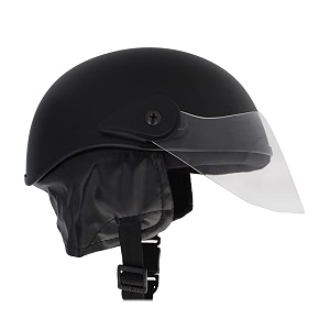 western era stylish half face helmet for kids  baby safety and comfort  3-12 years design 1 black matte
