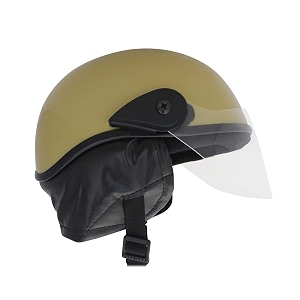 western era stylish half face helmet for kids  baby safety and comfort  3-12 years design 1 desertstorm glossy