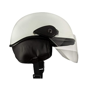 western era stylish half face helmet for kids  baby safety and comfort  3-12 years design 1 white glossy
