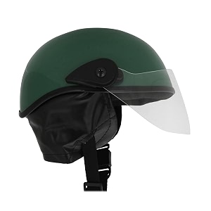 western era stylish half face helmet for kids  baby safety and comfort  3-12 years design 1 green glossy