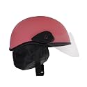Western Era Stylish Half Face Helmet for Kids || Baby Safety and Comfort || (3-12 Years) (Design 1, Pink Matte)