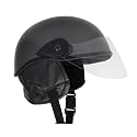 Western Era Stylish Half Face Helmet for Kids || Baby Safety and Comfort || (3-12 Years) (Design 1, Grey Glossy) (Non-Motorized)