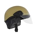 Western Era Stylish Half Face Helmet for Kids || Baby Safety and Comfort || (3-12 Years) (Design 1, Desertstorm Glossy)