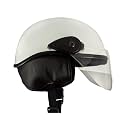 Western Era Stylish Half Face Helmet for Kids || Baby Safety and Comfort || (3-12 Years) (Design 1, White Glossy)