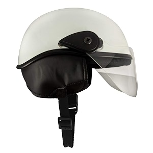 western era unisex half helmet for men amp women  clear visor  comfort amp safety  enhanced design  medium white glossy