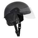 Western Era Unisex Half Helmet for Men &amp; Women | Clear Visor | Comfort &amp; Safety | Enhanced Design | (Large, Grey Glossy)