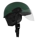 Western Era Unisex Half Helmet for Men &amp; Women | Clear Visor | Comfort &amp; Safety | Enhanced Design | (Small, Green Glossy)