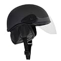 Western Era Unisex Half Helmet for Men &amp; Women | Clear Visor | Comfort &amp; Safety | Enhanced Design | (Medium, Grey Matte)
