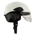 Western Era Unisex Half Helmet for Men &amp; Women | Clear Visor | Comfort &amp; Safety | Enhanced Design | (Medium, White Glossy)