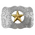 Western Floral Dogs Birds Star Replacement Belt Buckle Fits 1-1/2"(38mm) Belt Strap-Multi-Style Options