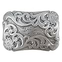 Western Floral Dogs Birds Star Replacement Belt Buckle Fits 1-1/2"(38mm) Belt Strap-Multi-Style Options