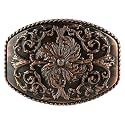 Western Floral Dogs Birds Star Replacement Belt Buckle Fits 1-1/2"(38mm) Belt Strap-Multi-Style Options
