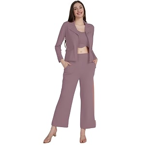 westhood women39s co ord set three piece blazer co-ord set  top and bottom set