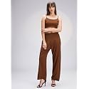 Westhood Women's Co-ord Set Lycra Open Blazer with Top and Trouser Pant Set | Three Piece Co ord Set | Formal Cord Set for Women
