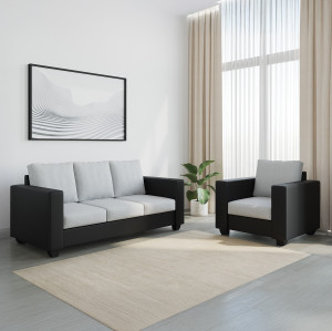 westido orlando leatherette 3  1 sofa set