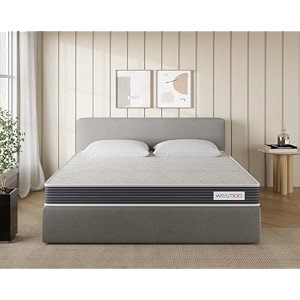 westido steadysupport multiple high resilience hr foam  high resilience hr foam knitted fabric king size zero partner disturbance steadysupportkq8inch78x72