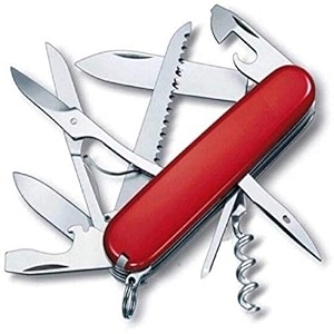 red 10 in 1 multi-function swis knife with can opener scissorhook remover saw knifescrewdriver leather punch nail file needle wine opener bottle opener etc