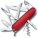 Red 10 in 1 Multi-Function Swis Knife With Can Opener, Scissor,Hook Remover, Saw, Knife,Screwdriver, Leather Punch, Nail File, Needle, Wine Opener, Bottle Opener Etc