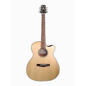 westwood ac-10s na auditorium cutaway acoustic guitar with heavy padded gig bag free