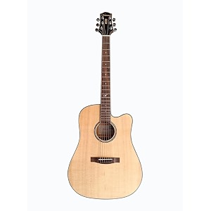 westwood dc-10s na dreadnought cutaway acoustic guitar with heavy padded gig bag free