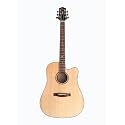 Westwood DC-10S NA Dreadnought Cutaway Acoustic Guitar With heavy Padded Gig bag Free