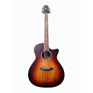westwood ga-10s or grand auditorium cutaway acoustic guitar with heavy padded gig bag free