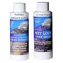 Wet Look Natural Sealer 4oz Sample- Color Enhancer 4oz Sample.