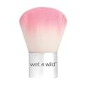 Wet n Wild Kabuki Powder Brush with Soft White Synthetic Bristles for Evenly Blended Makeup Application and Smooth, Natural Finish 1g