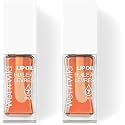 wet n wild Lip Oil - Lightweight, Non-Sticky, Hydrating &amp; Nourishing Formula with Marula &amp; Jojoba Oils, Vegan &amp; Cruelty-Free - Orange Blossom (Pack of 2)
