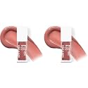 wet n wild Lip Oil - Lightweight, Non-Sticky, Hydrating &amp; Nourishing Formula with Marula &amp; Jojoba Oils, Vegan &amp; Cruelty-Free - Cocoa Rose (Pack of 2)