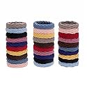 Wetopkim 30 Pcs Hair Ties, Non-Slip and Seamless Hair Bands for Thick Heavy and Curly Hair, Lightweight Highly Elastic and Stretchable