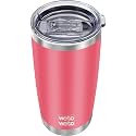WETOWETO 20oz Tumbler, Stainless Steel Vacuum Insulated Water Coffee Tumbler Cup, Double Wall Powder Coated Spill-Proof Travel Mug Thermal Cup for Home Outdoor (Watermelon Red, 1 Pack)