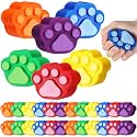 Wettarn 12 Pcs Cat Paw Foam Fidget Toys Dog Paw Party Favors