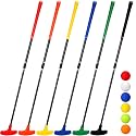 Wettarn 6 Set Mini Golf Putters with 6 Balls Adjustable