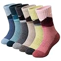 WEVIAS Kids Merino Wool Hiking Socks Boys Thermal Winter Cozy Boot Warm Cushion Socks 6 Pairs