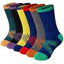 WEVIAS Kids Merino Wool Hiking Socks Boys Thermal Winter Cozy Boot Warm Cushion Socks 6 Pairs