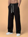 WEVOK WEAR Relaxed Men Black Trousers