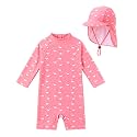 weVSwe Baby UPF 50+ Rash Guard &amp; Adjustable Sun Hat 0-3 Years