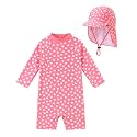 weVSwe Baby UPF 50+ Rash Guard &amp; Adjustable Sun Hat 0-3 Years