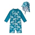 weVSwe Baby UPF 50+ Rash Guard &amp; Adjustable Sun Hat 0-3 Years
