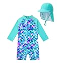 weVSwe Baby UPF 50+ Rash Guard &amp; Adjustable Sun Hat 0-3 Years